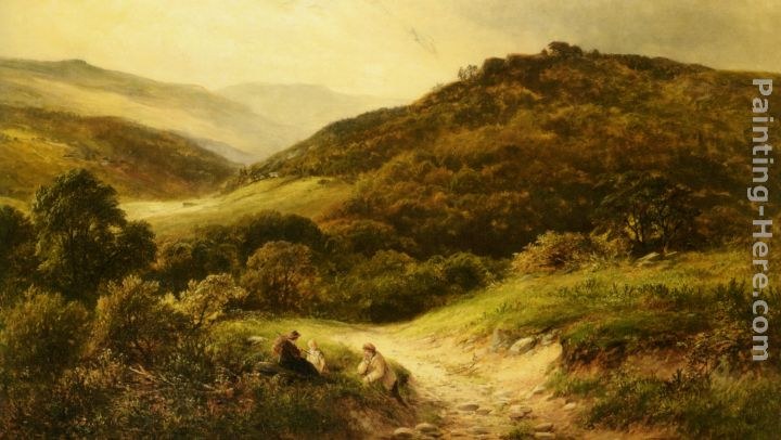 George Turner A Sandy Road Near Grundleford Bridge Derbyshire